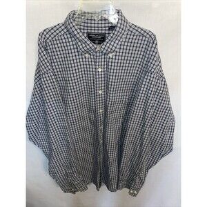 American Eagle Outfitters Dress Shirt Mens Size XL Blue striped Button Up LS